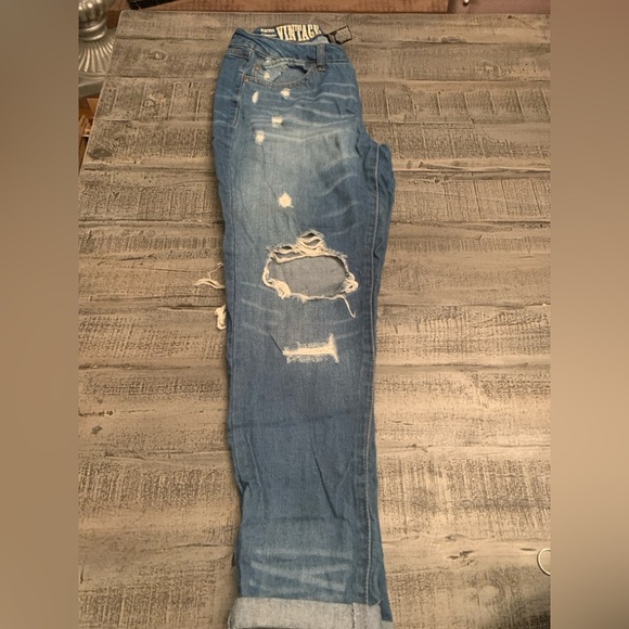 Women’s Vintage Reunion Rewash Karma Classic Rise Jean, 13/31 size, 25”Long, EUC - Picture 7 of 8